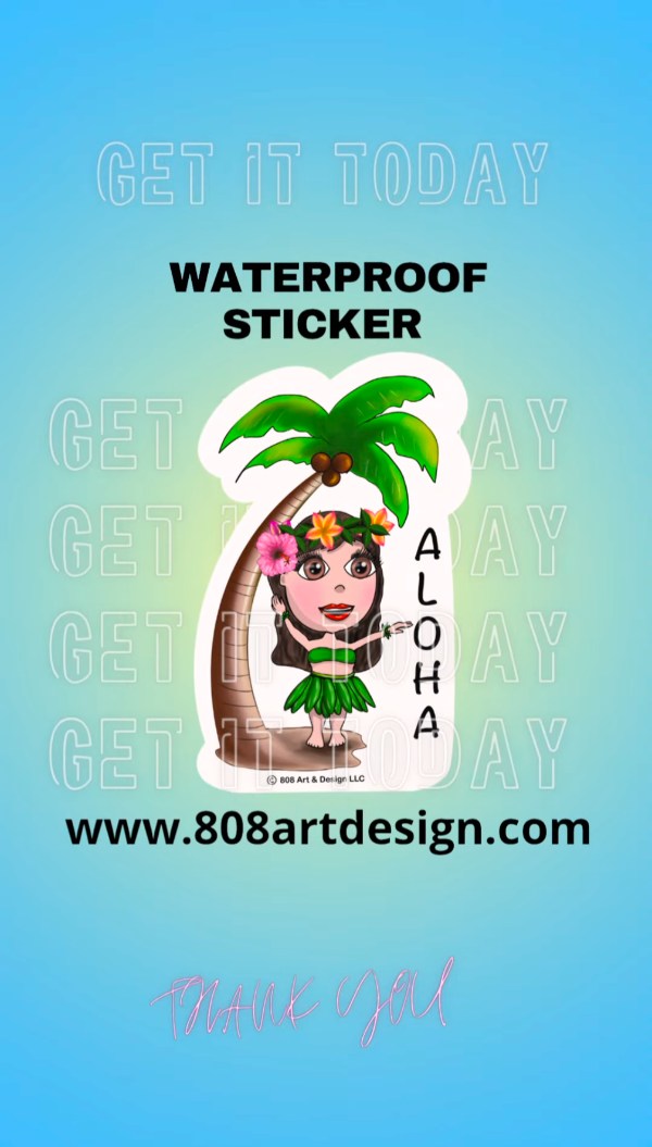 Aloha Girl 2025 Sticker
