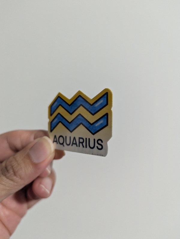 Aquarius ( waterproof sticker )