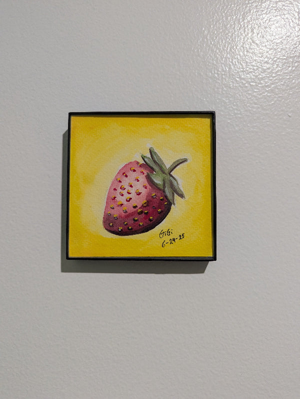Strawberry hand paint (original )