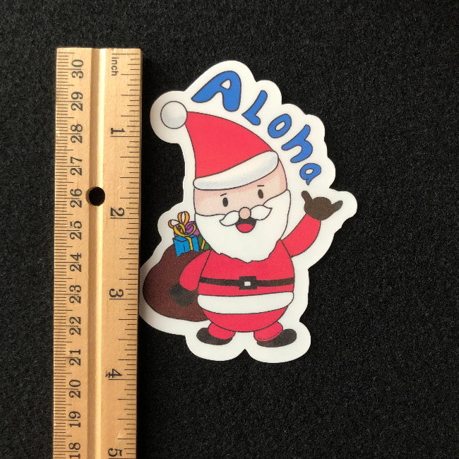 Aloha Santa Claus ( water proof sticker )