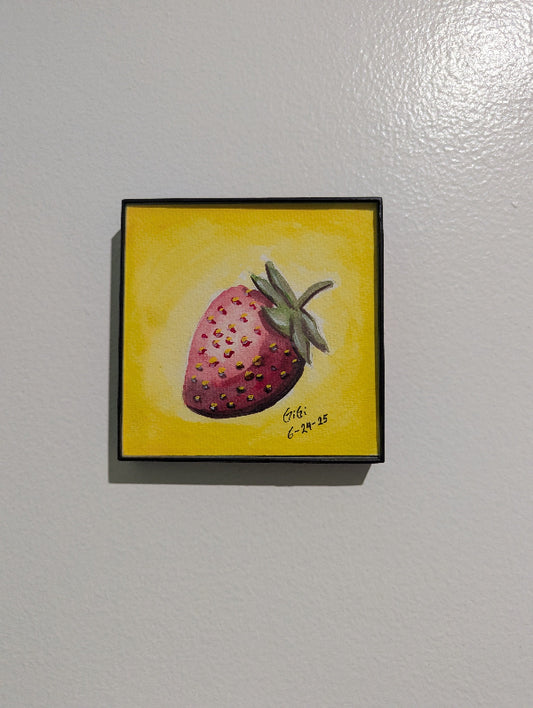 Strawberry hand paint (original )